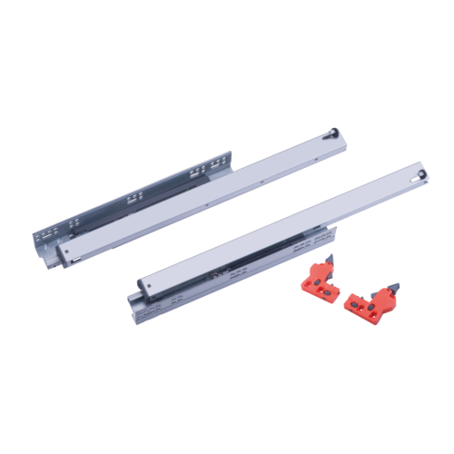 Skrivena vodilica sa ublaživačem – Soft close puna izvlaka 400mm